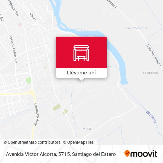 Mapa de Avenida Victor Alcorta, 5715