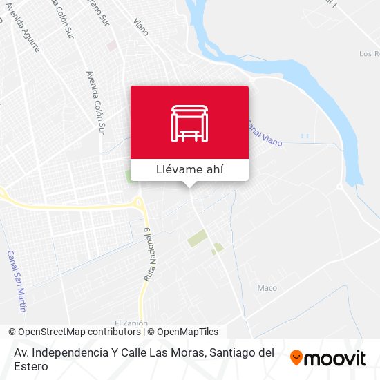 Mapa de Av. Independencia Y Calle Las Moras