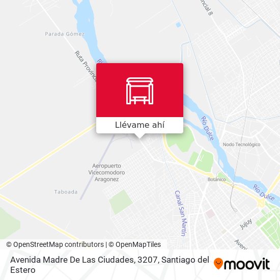 Mapa de Avenida Madre De Las Ciudades, 3207