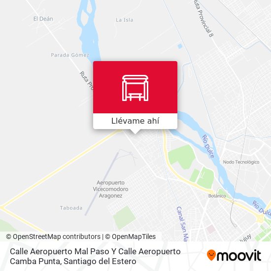 Mapa de Calle Aeropuerto Mal Paso Y Calle Aeropuerto Camba Punta