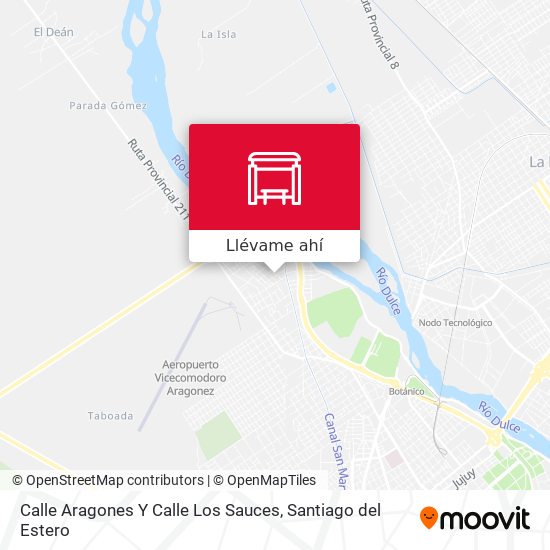 Mapa de Calle Aragones Y Calle Los Sauces