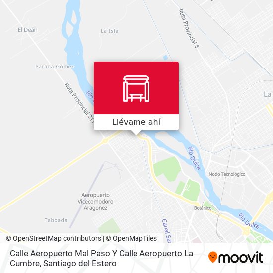 Mapa de Calle Aeropuerto Mal Paso Y Calle Aeropuerto La Cumbre