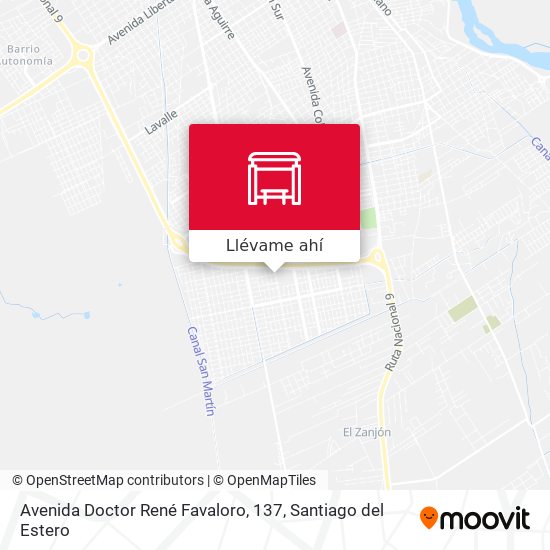 Mapa de Avenida Doctor René Favaloro, 137