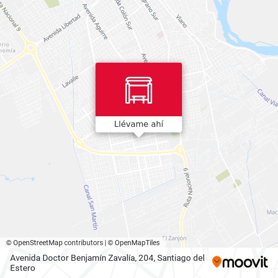 Mapa de Avenida Doctor Benjamín Zavalía, 204