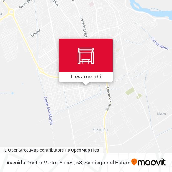 Mapa de Avenida Doctor Victor Yunes, 58