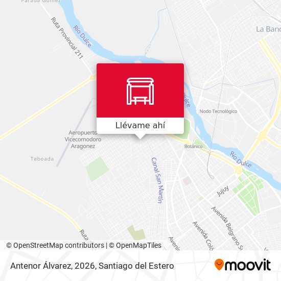 Mapa de Antenor Álvarez, 2026