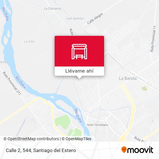 Mapa de Calle 2, 544