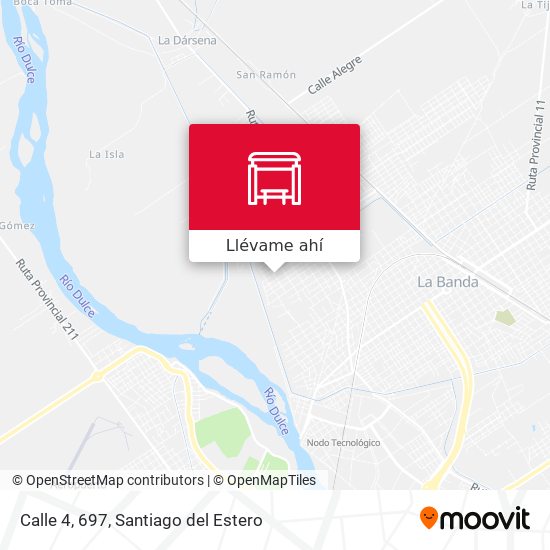 Mapa de Calle 4, 697