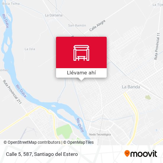 Mapa de Calle 5, 587