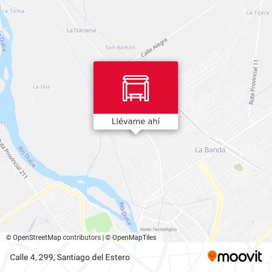 Mapa de Calle 4, 299