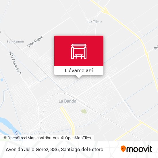 Mapa de Avenida Julio Gerez, 836