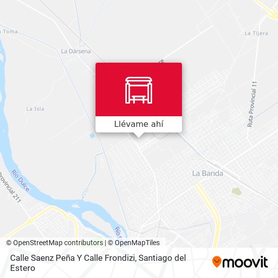 Mapa de Calle Saenz Peña Y Calle Frondizi