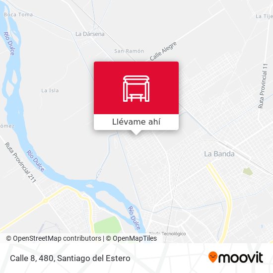 Mapa de Calle 8, 480