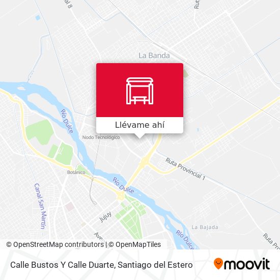 Mapa de Calle Bustos Y Calle Duarte