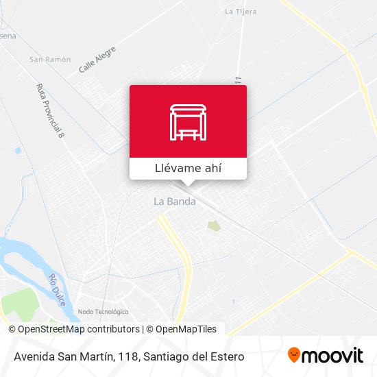 Mapa de Avenida San Martín, 118