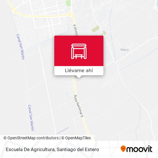 Mapa de Escuela De Agricultura