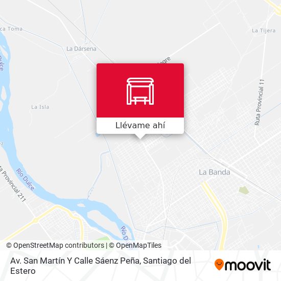 Mapa de Av. San Martín Y Calle Sáenz Peña