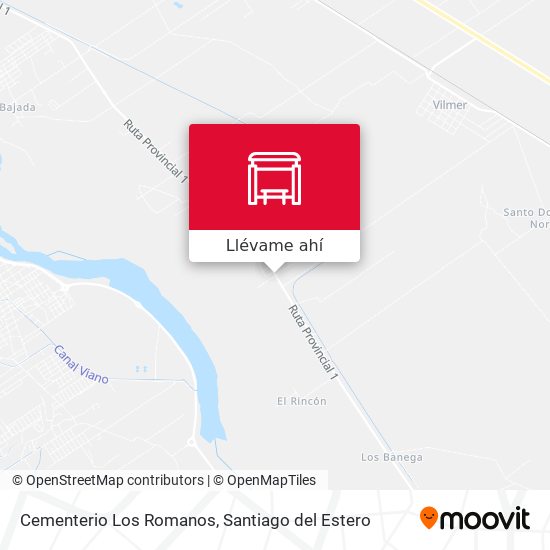 Mapa de Cementerio Los Romanos