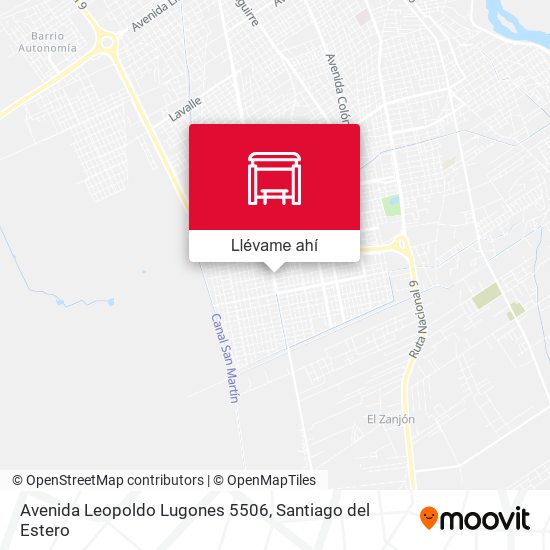 Mapa de Avenida Leopoldo Lugones 5506