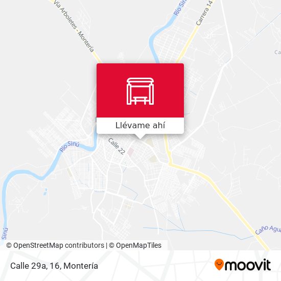 Mapa de Calle 29a, 16