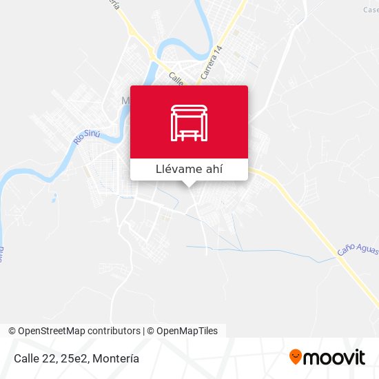 Mapa de Calle 22, 25e2