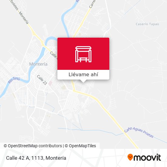 Mapa de Calle 42 A, 1113