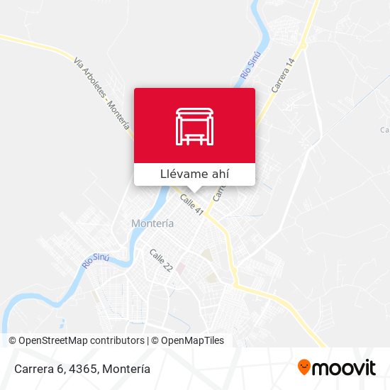 Mapa de Carrera 6, 4365