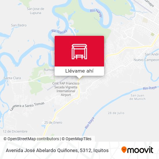 Mapa de Avenida José Abelardo Quiñones, 5312