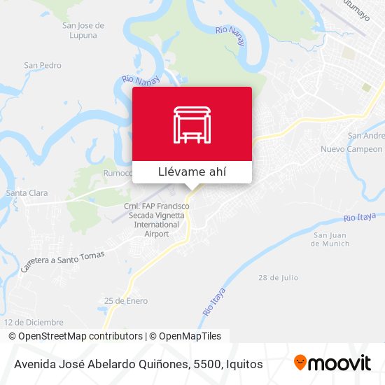 Mapa de Avenida José Abelardo Quiñones, 5500