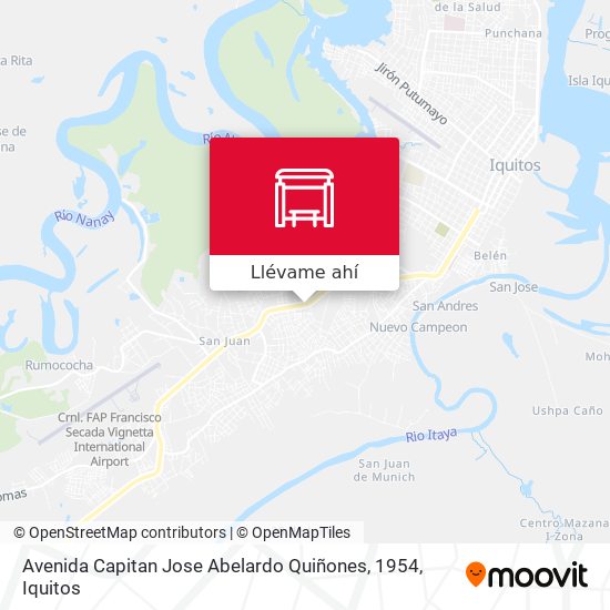 Mapa de Avenida Capitan Jose Abelardo Quiñones, 1954