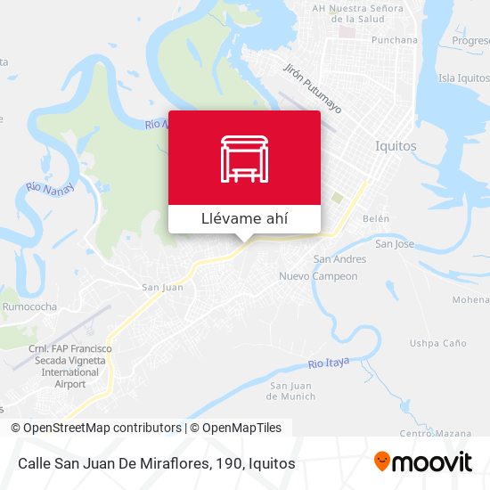 Mapa de Calle San Juan De Miraflores, 190