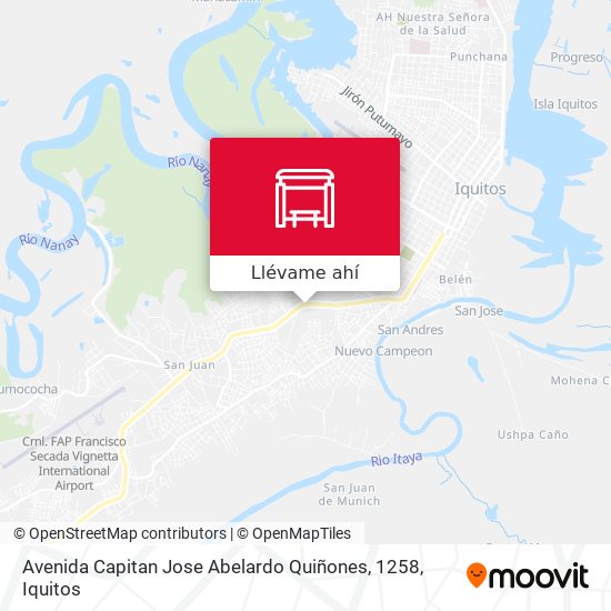 Mapa de Avenida Capitan Jose Abelardo Quiñones, 1258