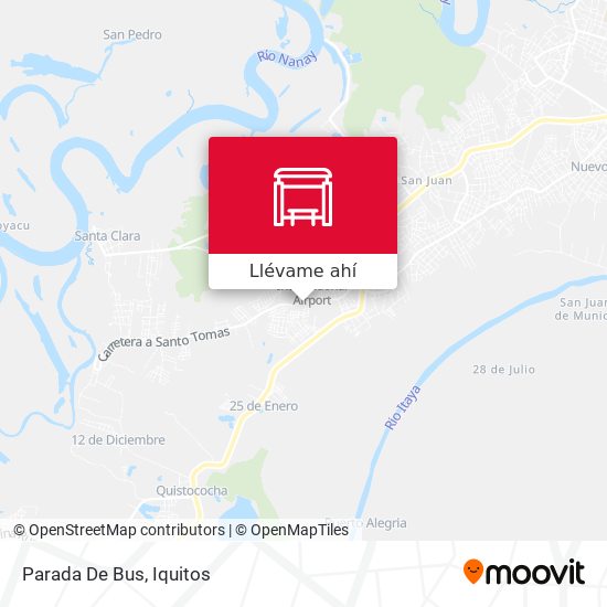 Mapa de Parada De Bus