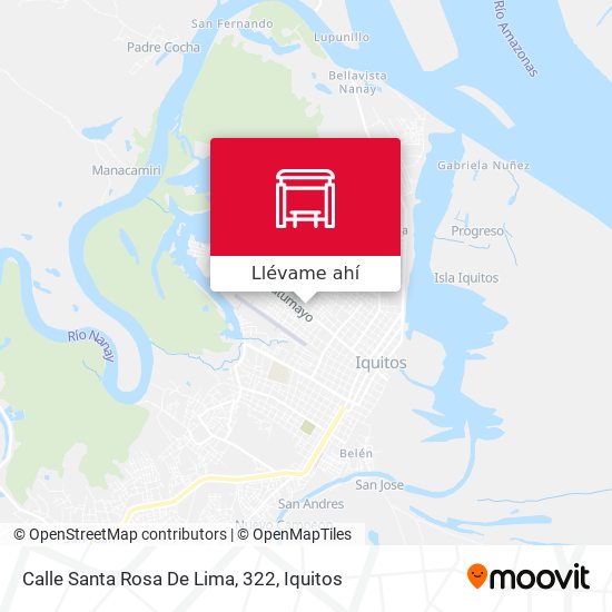 Mapa de Calle Santa Rosa De Lima, 322