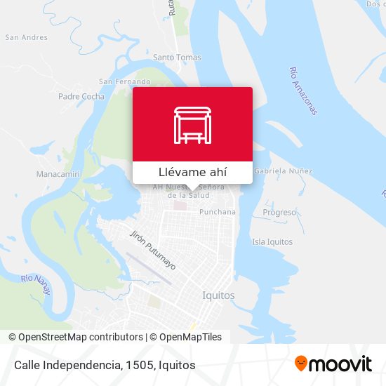 Mapa de Calle Independencia, 1505