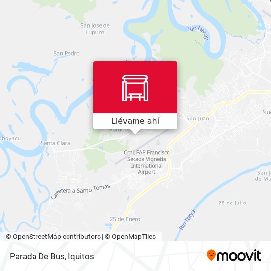 Mapa de Parada De Bus