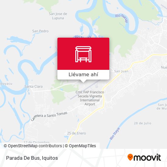 Mapa de Parada De Bus