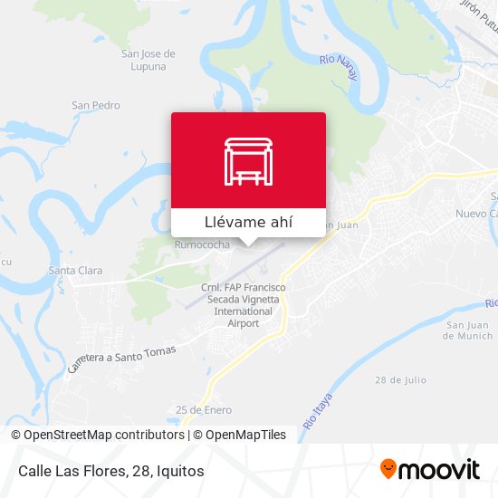 Mapa de Calle Las Flores, 28