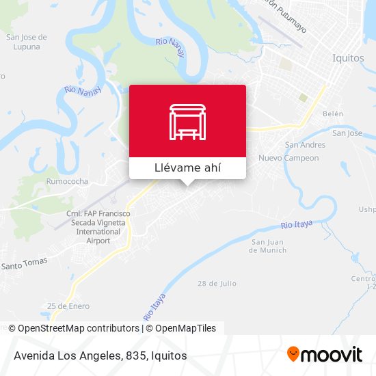 Mapa de Avenida Los Angeles, 835