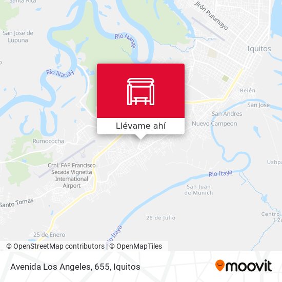 Mapa de Avenida Los Angeles, 655
