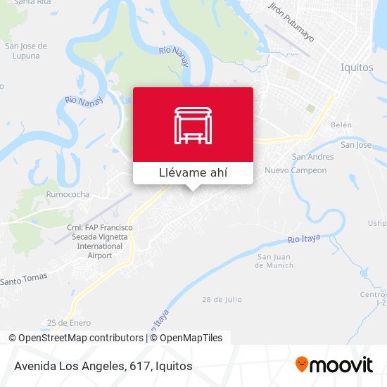 Mapa de Avenida Los Angeles, 617