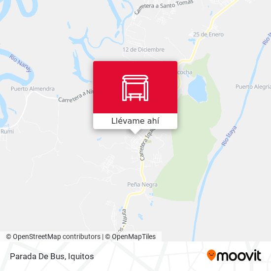 Mapa de Parada De Bus