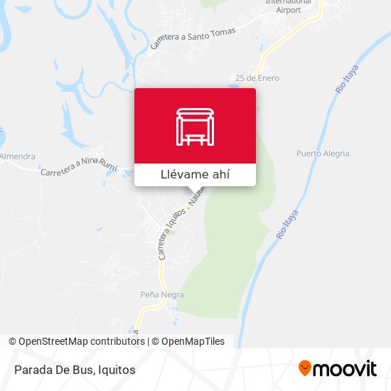 Mapa de Parada De Bus