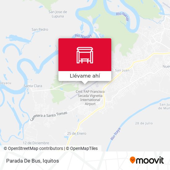 Mapa de Parada De Bus