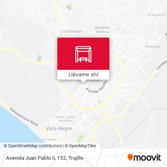 Mapa de Avenida Juan Pablo Ii, 152