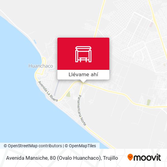 Mapa de Avenida Mansiche, 80 (Ovalo Huanchaco)