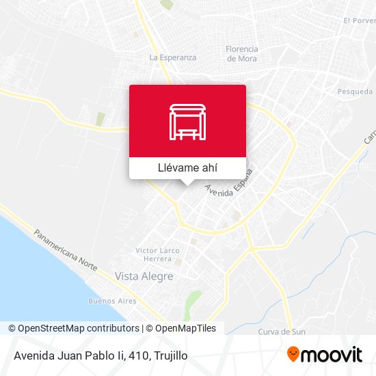 Mapa de Avenida Juan Pablo Ii, 410