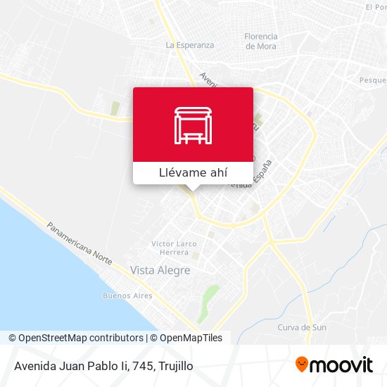 Mapa de Avenida Juan Pablo Ii, 745