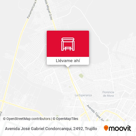Mapa de Avenida José Gabriel Condorcanqui, 2492