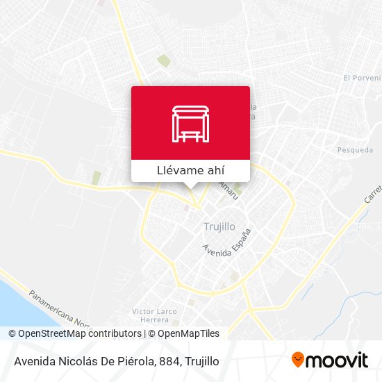 Mapa de Avenida Nicolás De Piérola, 884